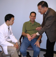 Baylor 3 Dr. Harati with patient