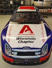 NASCAR Race for the Cure car